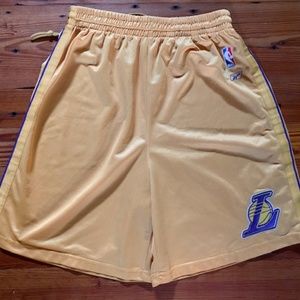 90s Mens NBA LOS ANGELES LAKERS Shorts
